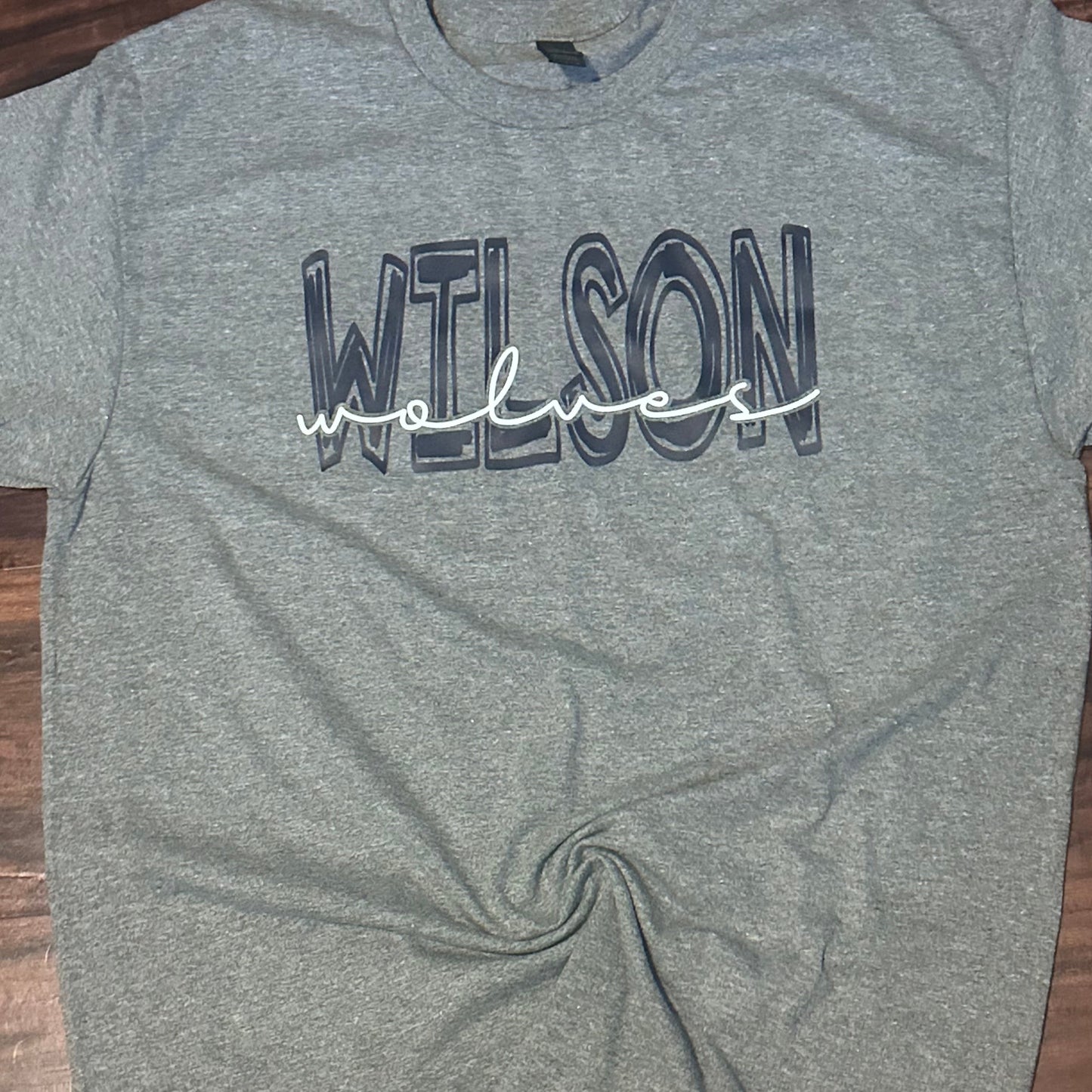 School Mascot Scribble Adult T- shirt