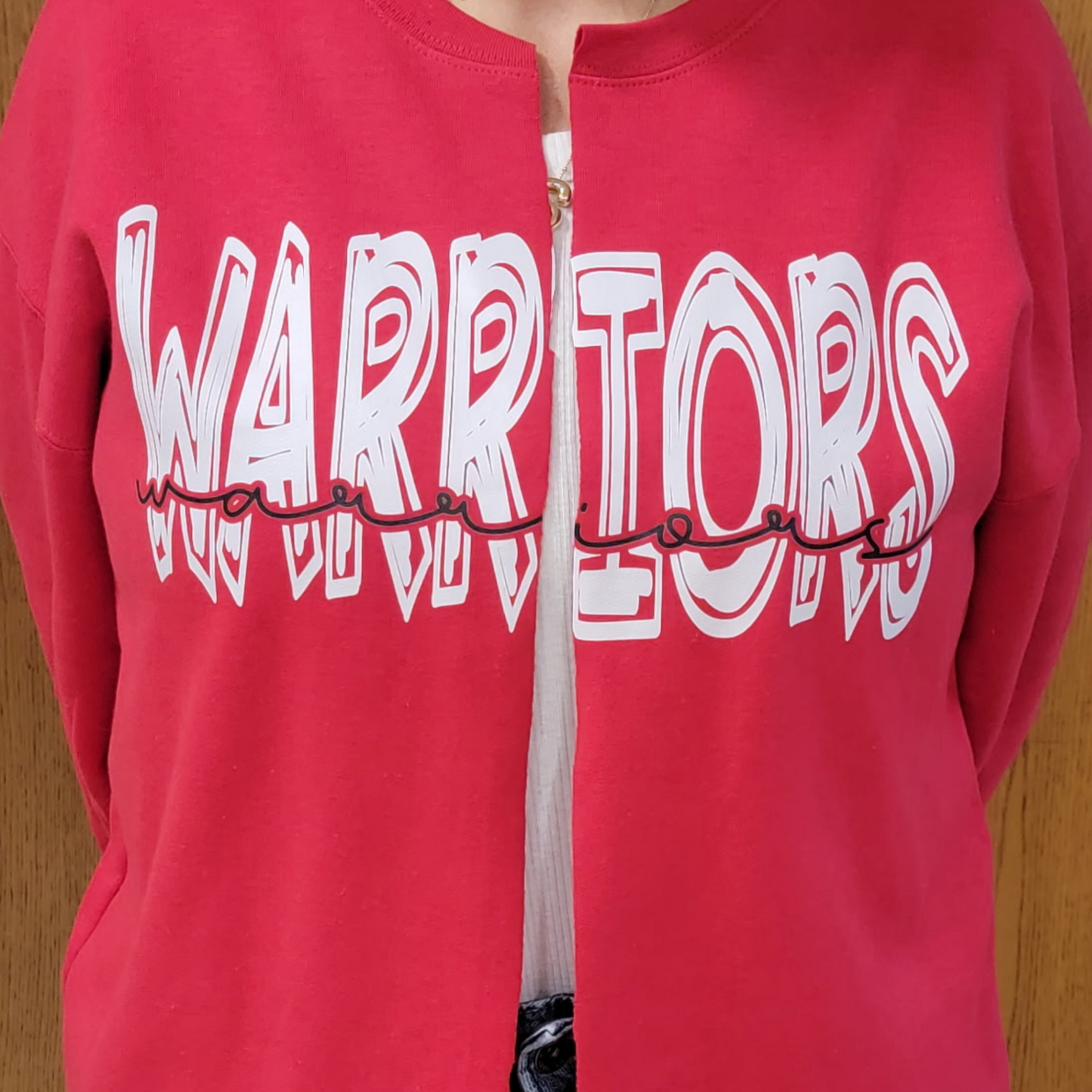 GC SCRIBBLE Custom Cut Sweatshirt Cardigan