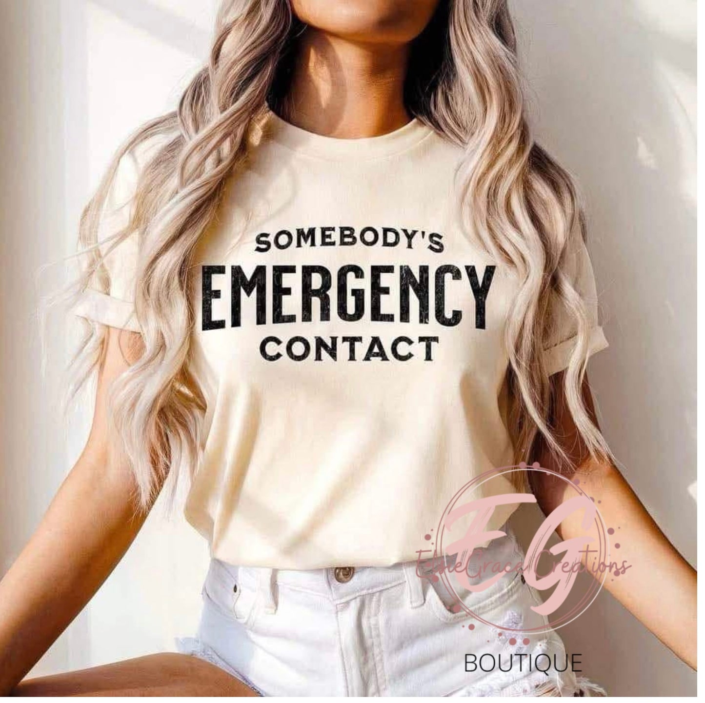Somebody’s Emergency Contact T-Shirt
