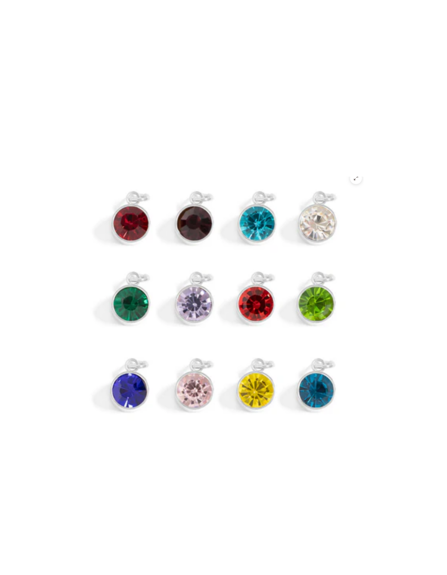 Birthstone Paperclip Necklace - IN STOCK