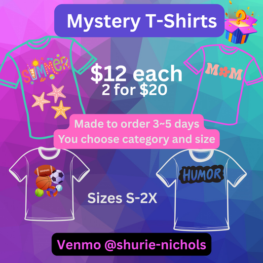 MYSTERY TEES