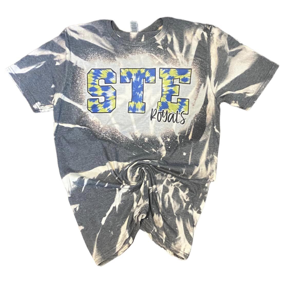 GRANITE CITY SCHOOLS TIE DYE BLEACHED TEE