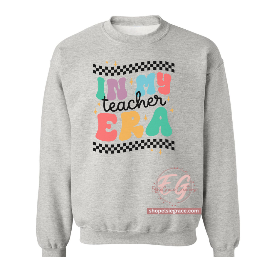 TEACHER ERA  GRAPHIC TEE -SWEATSHIRT-HOODIE