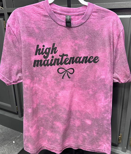 Bleached High Maintenance Tee